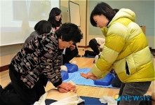 강동소방서, 강일초등학교 교직원 응급처치교육 실시