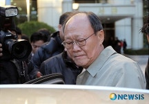 구속영장실질심사 마친 천신일 회장
