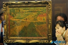 고흐의 마차와 기차가 있는 풍경 진짜구나