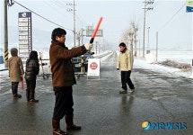 사흘째 차량 통제되는 괴산 방축사거리