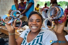 [아이티 대지진 1년]월드비전 생계지원사업 참여하는 아이티 여성들