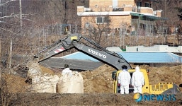 충주 신니면 매몰지 작업