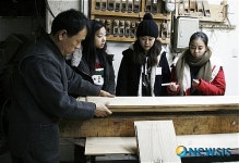 영동 대학생 대상 국악기 제작 체험 실시