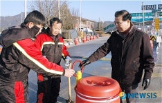 이건식 김제시장 초소 근무자 격려