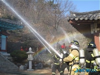 부산 강서소방서, 사찰 소방훈련
