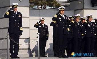 한미 해군 지휘관 의장행사
