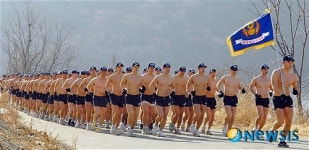 해군 해난구조대 혹한기훈련
