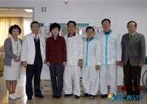 근로복지공단 윤이자 지사장, 동해산재병원 위문