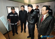 소방방재청장, 괴산 구제역 방역지원현장 방문