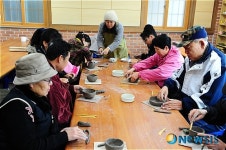 영월군보건소 재활클리닉 생활도자기만들기