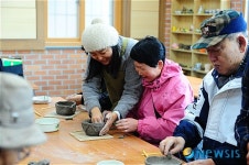 영월군보건소 재활클리닉 생활도자기만들기