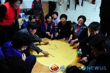 한반도면 광전2리에서 펼쳐진 척사대회