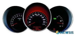 기아차 포르테 에코 플러스 계기판