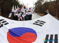 금마리에서 재현한 독립만세 운동