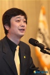 당선 소감 밝히는 김성현 국참당 경기도당 위원장
