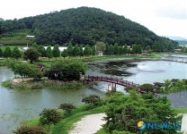 광주 서구 전평호수 전경