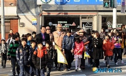 학교보안관 체험하는 오세훈 시장