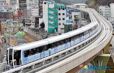 국산 첫 무인 경전철 부산도시철도 4호선