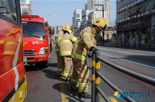 성북소방서, 도로 중앙분리대 제거 훈련