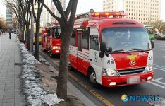 강남소방서, 고층건물 불시출동 긴급구조훈련