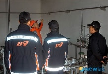 현장 체크하는 강서소방서 대원들