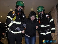 강서소방서, 고층건축물 기동출동훈련 실시