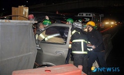 구로소방서, 개봉동 남부순환도로상 교통사고 발생