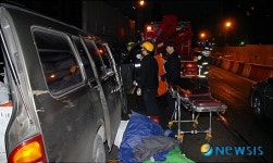 개봉동 남부순환도로상 교통사고 발생