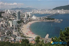 송도해수욕장 전경