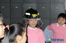 노원소방서, 한천초등학교 학생 견학