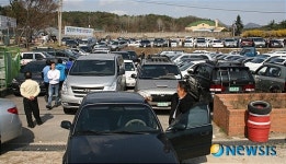 102보충대 주차관리 허술, 환송객만 골탕