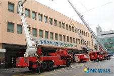 중부소방서, 특장차 조작훈련