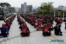 민노총, 전북고속 교섭합의 요구
