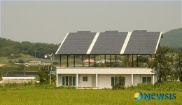 부안시민발전소 태양전지판