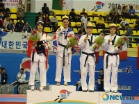 2011 세계태권도선수권대회 여자 67kg급 수상자들