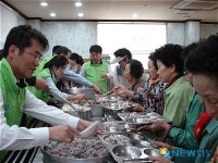 태화정공 구내식당 | 등불 상담위, 어르신 점심식사 대접