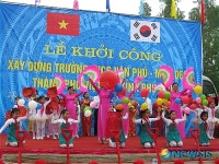 푸토성 번푸 만덕중학교 건립 행사