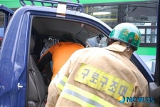 구로소방서, 고척사거리 3중 추돌 사고