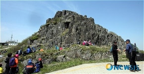 군 부대 내 무등산 정상