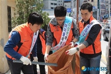 하이원리조트 사회봉사단, 정선 지장천 환경정화 활동 전개