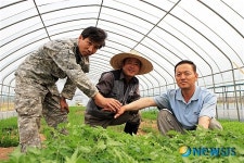 감자싹 보며 ‘웃음’ 지키미 이운수 대표