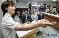 이인기 신임 행정안전위원장, 경찰 현장체험