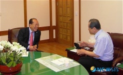 정종득 목포시장, LH공사 이지송 사장 방문