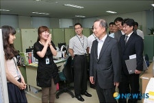 조현관 중부국세청장, 안산세무서 방문 순시