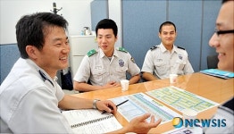 성동서 방순대 개선된 생활반 공개