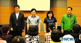 도시소비자 환영하는 영월군농업기술센터