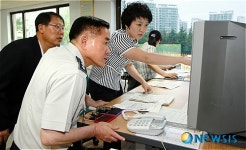 서부운전면허시험장 방문한 이성규 서울지방경찰청장