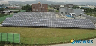 청주시 환경사업소, 태양광 발전시설 본격 가동