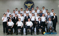 부산지방경찰청 방문한 조현오 경찰청장