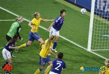 여자월드컵 일본, 스웨덴에 3-1 승리…결승행
